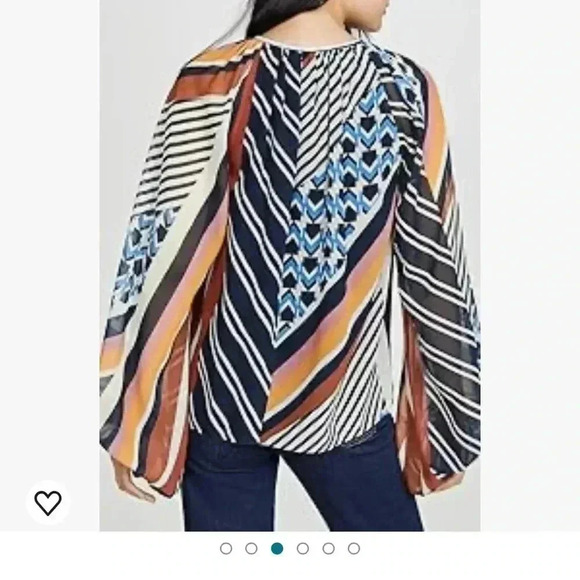 Ramy Brook Kayden Geo-Printed Top size XS - Picture 3 of 7